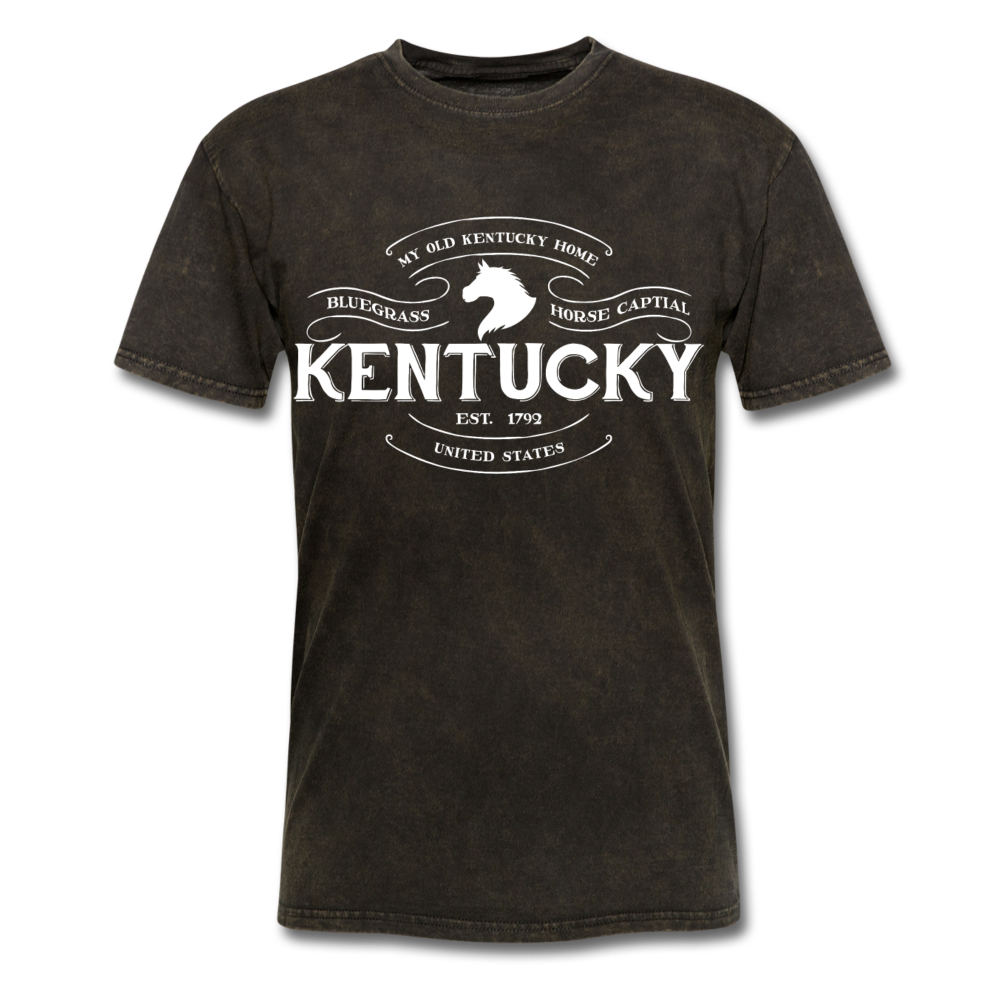 Kentucky Vintage Banner T-Shirt - mineral black