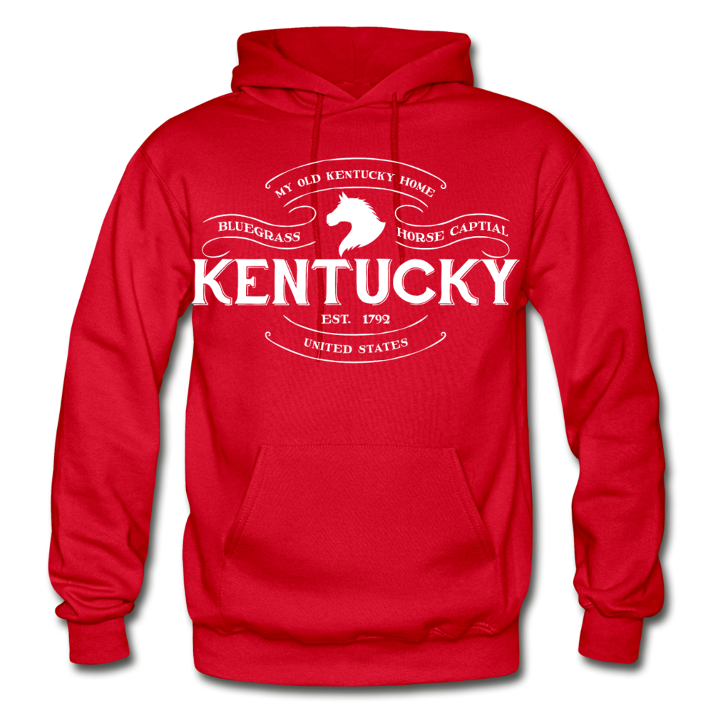 Kentucky Vintage Banner Hoodie - red