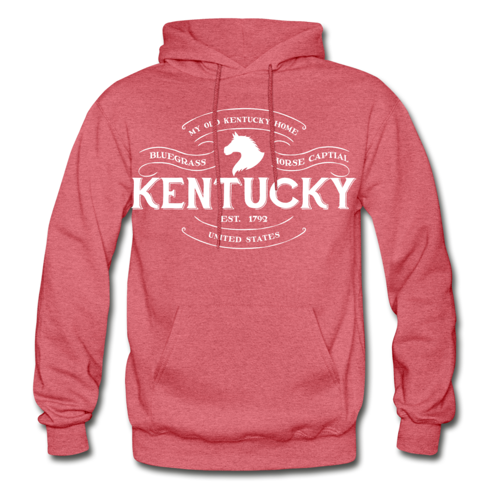Kentucky Vintage Banner Hoodie - heather red