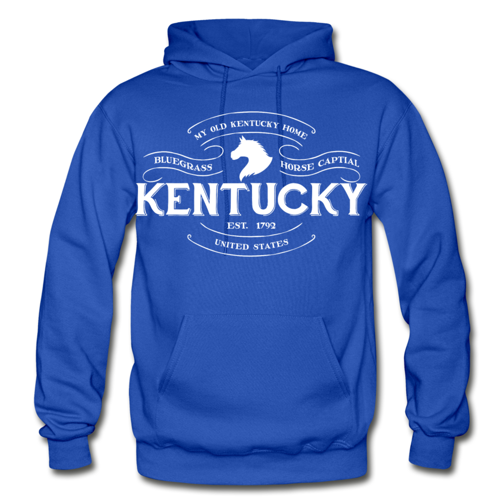 Kentucky Vintage Banner Hoodie - royal blue
