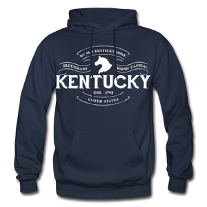 Kentucky Vintage Banner Hoodie - navy