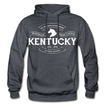 Kentucky Vintage Banner Hoodie - charcoal gray