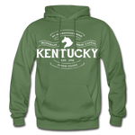 Kentucky Vintage Banner Hoodie - military green