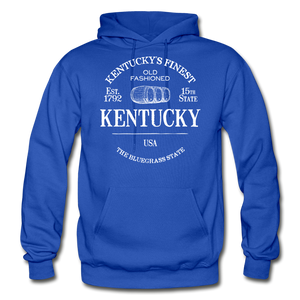 Kentucky Vintage KY's Finest Hoodie - royal blue