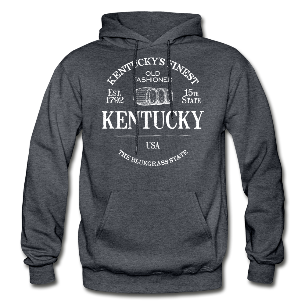 Kentucky Vintage KY's Finest Hoodie - charcoal gray