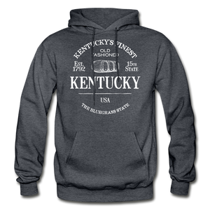 Kentucky Vintage KY's Finest Hoodie - charcoal gray