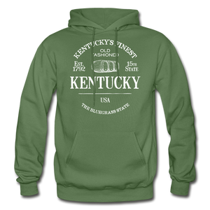 Kentucky Vintage KY's Finest Hoodie - military green