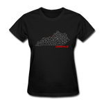 Louisville Map Women's T-Shirt - black