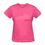 Louisville Map Women's T-Shirt - heather pink