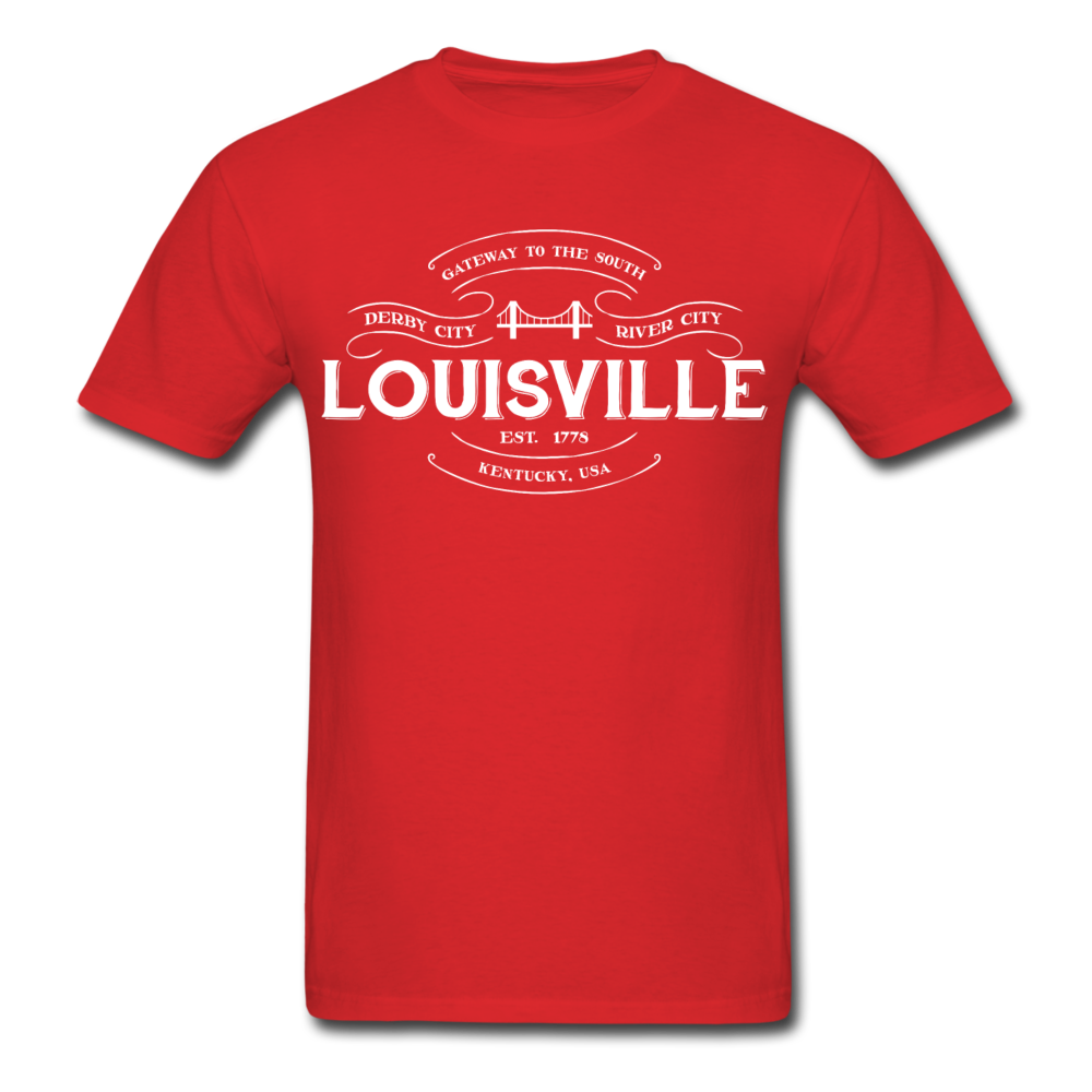 Louisville Vintage Banner T-Shirt - red