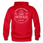 Louisville Vintage KY's Finest Hoodie - red