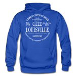 Louisville Vintage KY's Finest Hoodie - royal blue