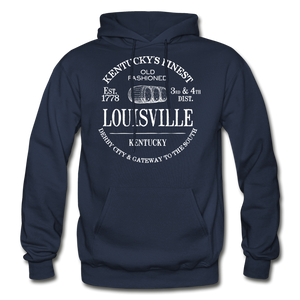 Louisville Vintage KY's Finest Hoodie - navy