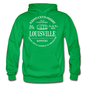 Louisville Vintage KY's Finest Hoodie - kelly green