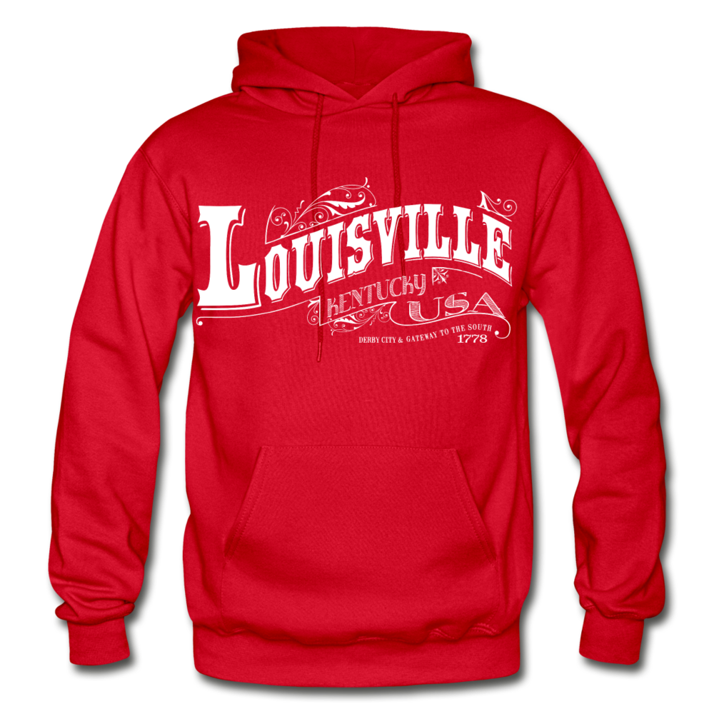 Louisville Ornate Hoodie - red