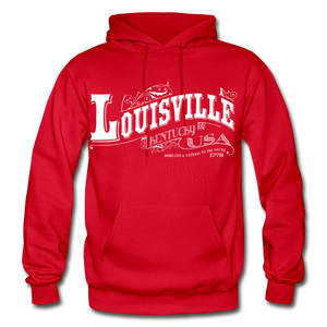 Louisville Ornate Hoodie - red