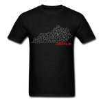 Louisville Map T-Shirt - black