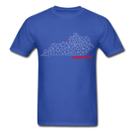 Louisville Map T-Shirt - royal blue