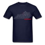 Louisville Map T-Shirt - navy