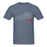 Louisville Map T-Shirt - denim