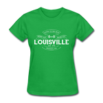 Louisville Vintage Banner Women's T-Shirt - bright green