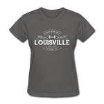 Louisville Vintage Banner Women's T-Shirt - charcoal