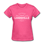 Louisville Vintage Banner Women's T-Shirt - heather pink