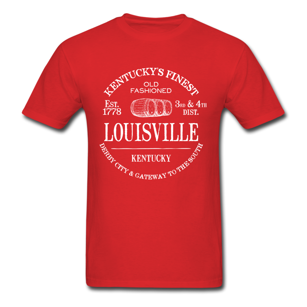 Louisville Vintage KY's Finest T-Shirt - red