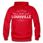 Louisville Vintage Banner Hoodie - red