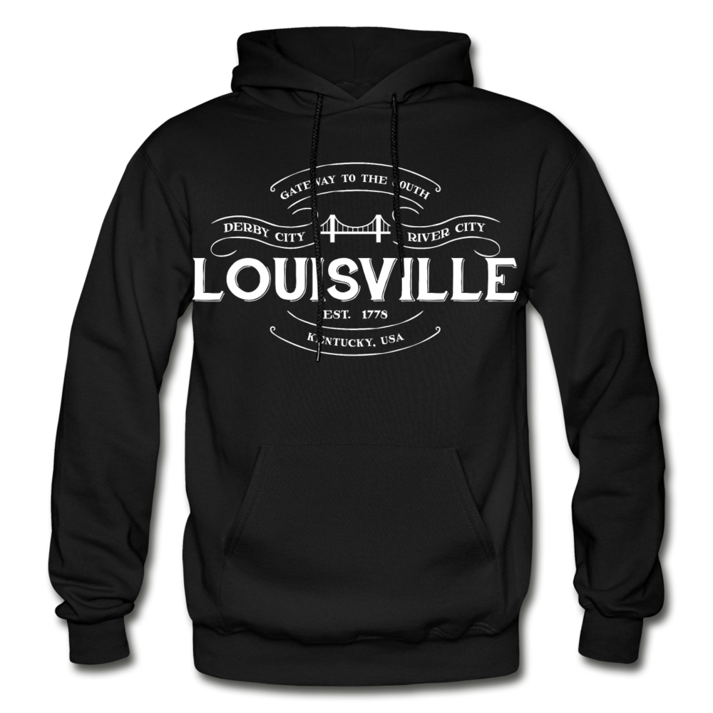 Louisville Vintage Banner Hoodie - black