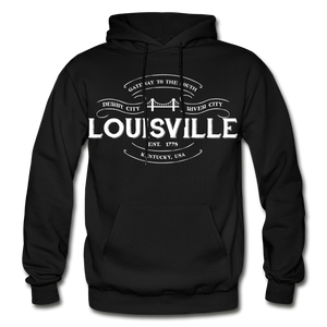 Louisville Vintage Banner Hoodie - black