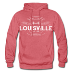 Louisville Vintage Banner Hoodie - heather red