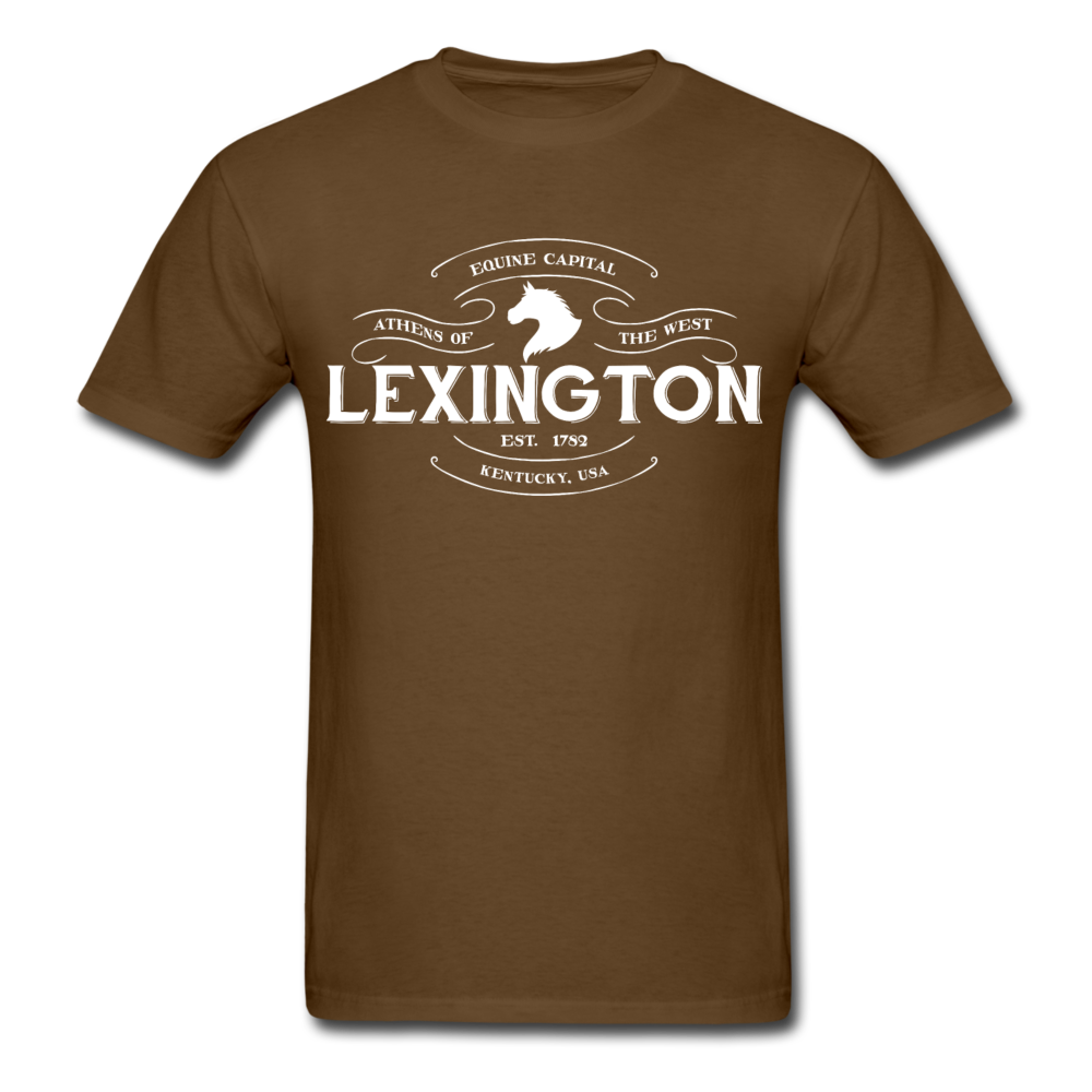Lexington Vintage Banner T-Shirt - brown