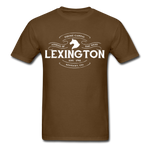 Lexington Vintage Banner T-Shirt - brown