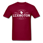 Lexington Vintage Banner T-Shirt - burgundy