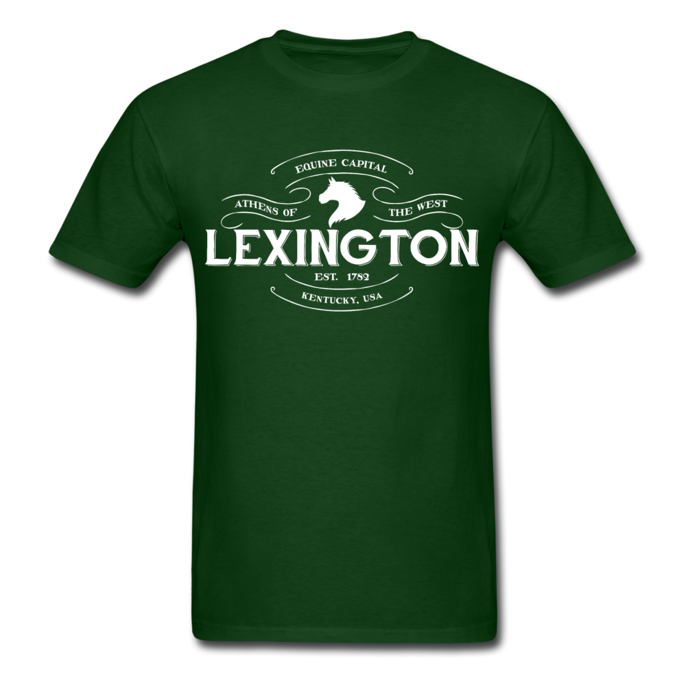 Lexington Vintage Banner T-Shirt - forest green