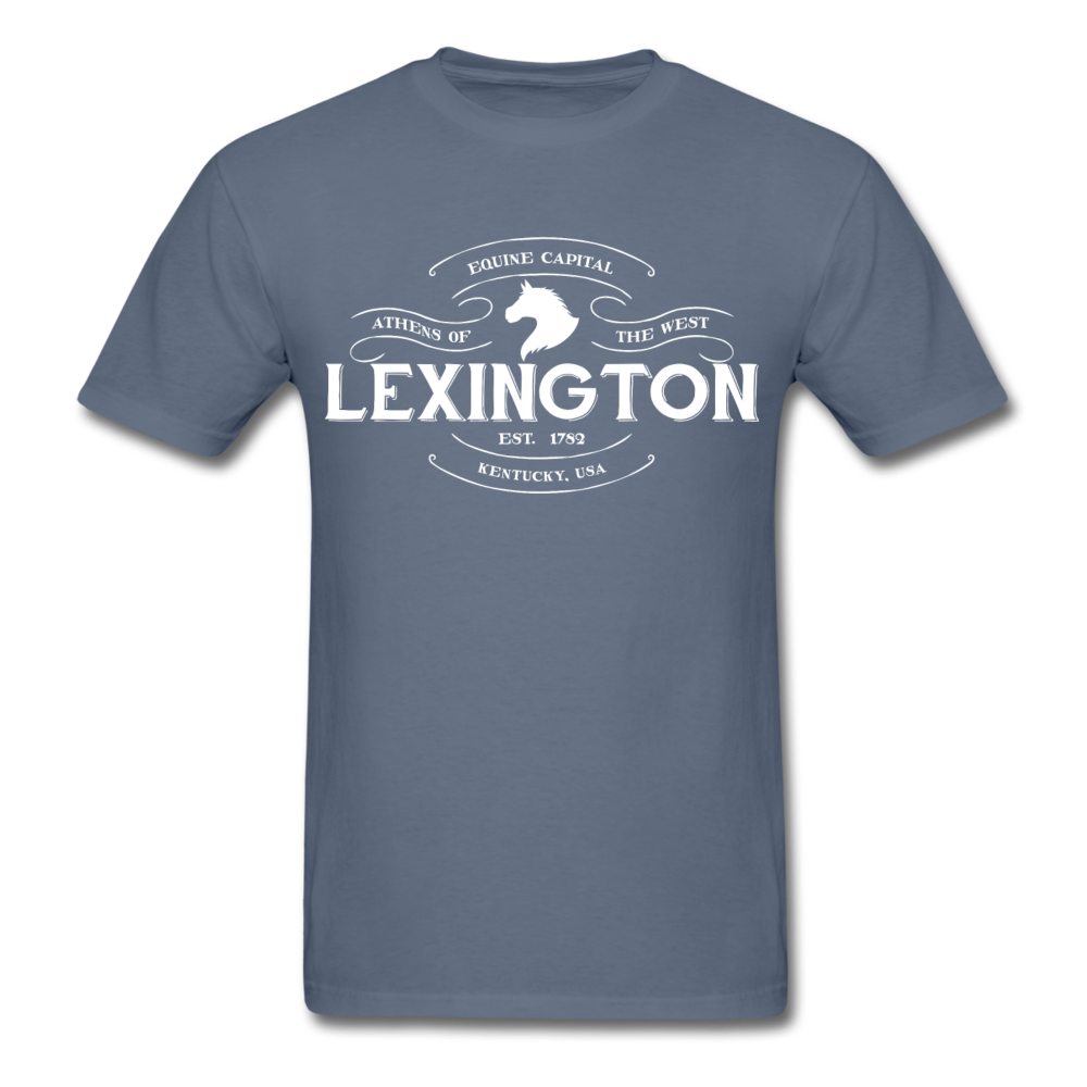 Lexington Vintage Banner T-Shirt - denim