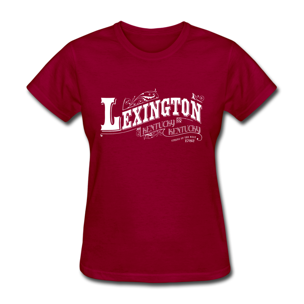 Lexington Ornate Women's T-Shirt - dark red