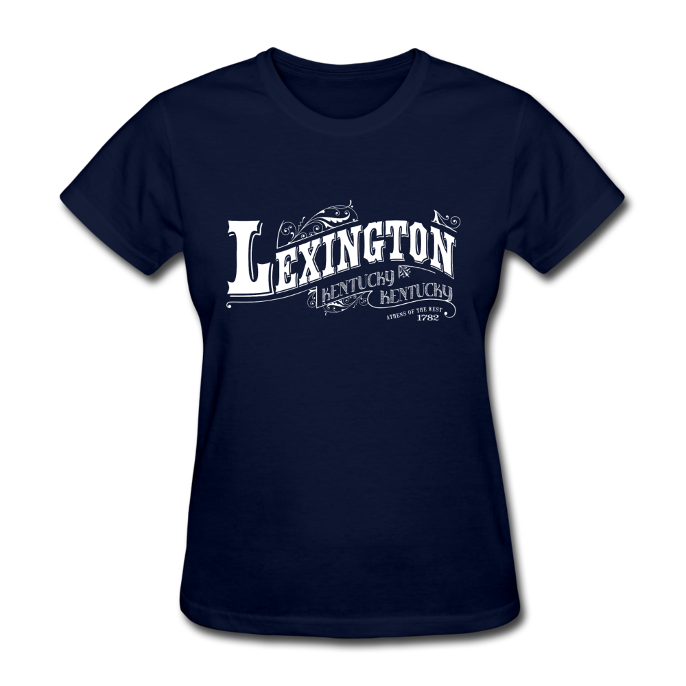 Lexington Ornate Women's T-Shirt - navy