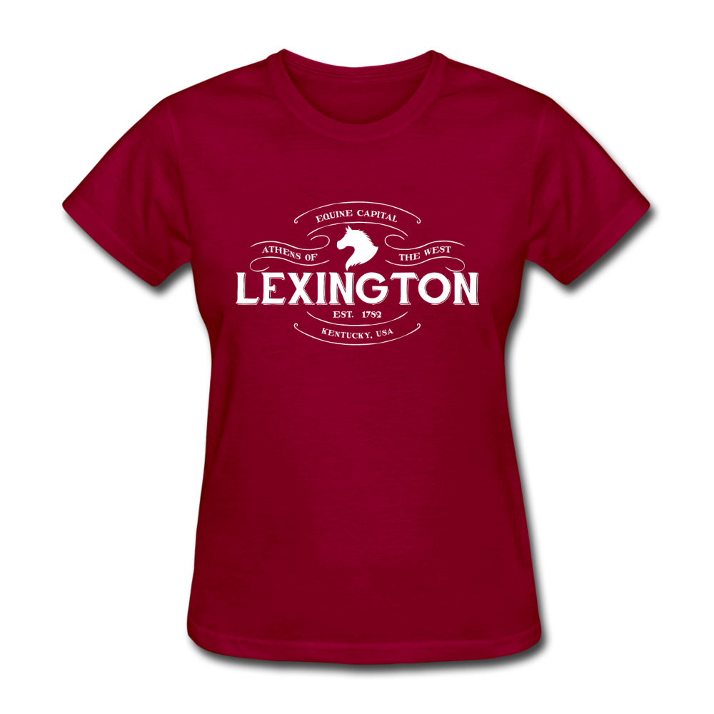 Lexington Vintage Banner Women's T-Shirt - dark red