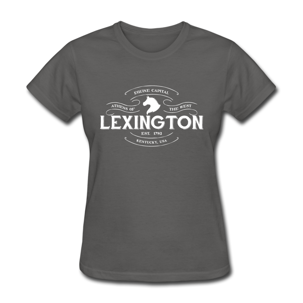 Lexington Vintage Banner Women's T-Shirt - charcoal