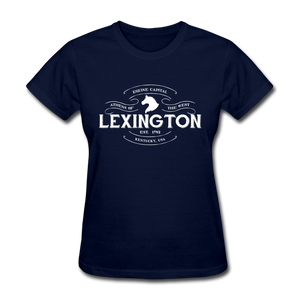 Lexington Vintage Banner Women's T-Shirt - navy