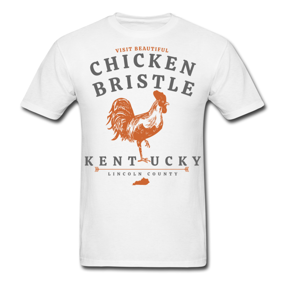 Chicken Bristle Men's T-Shirt - white