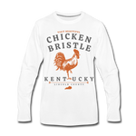 Chicken Bristle Men's Premium Long Sleeve T-Shirt - white