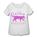 Catnip Women's Plus Size T-Shirt (Premium) - white