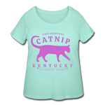 Catnip Women's Plus Size T-Shirt (Premium) - mint