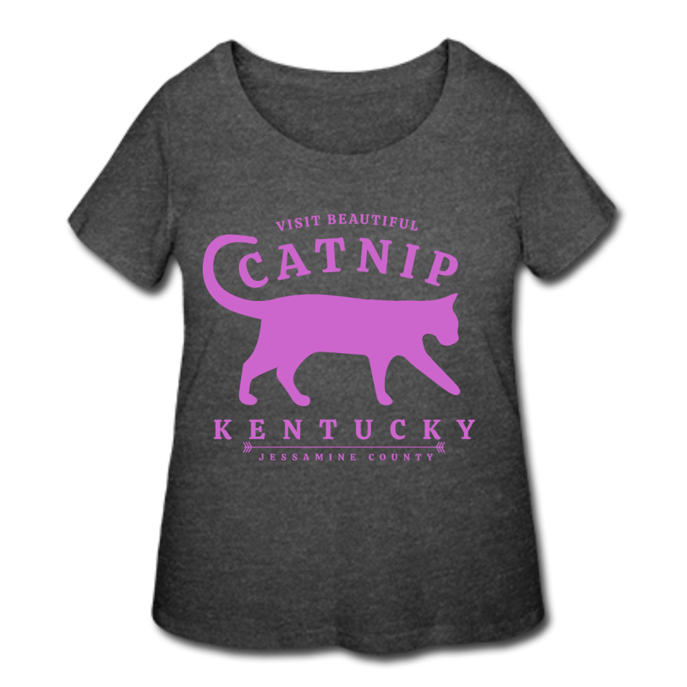 Catnip Women's Plus Size T-Shirt (Premium) - deep heather