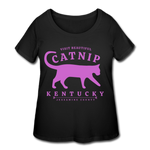 Catnip Women's Plus Size T-Shirt (Premium) - black