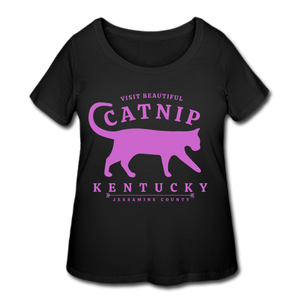 Catnip Women's Plus Size T-Shirt (Premium) - black