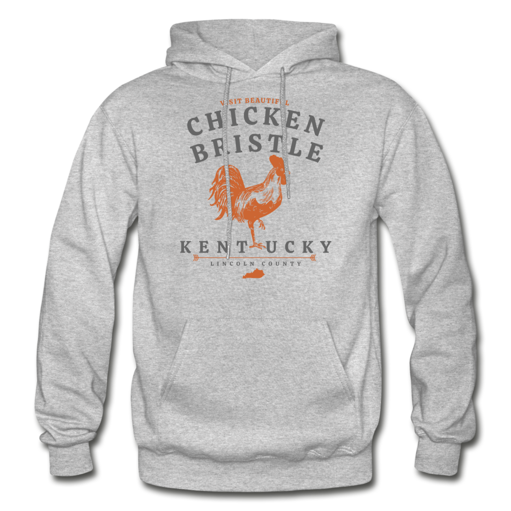 Chicken Bristle Hoodie - heather gray